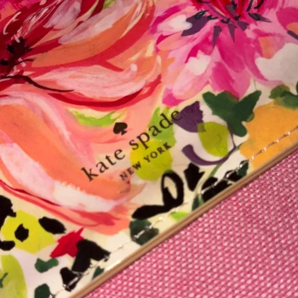 Kate Spade Floral Dahlia Clutch Pouch NWOT - Picture 3 of 7